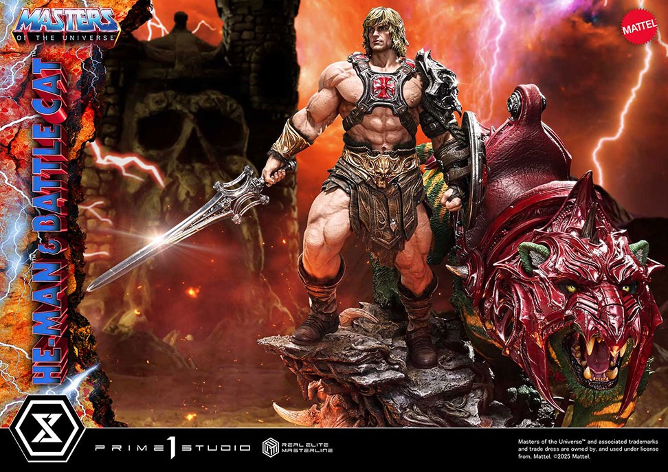 リアルエリートマスターライン Masters of the Universe ヒーマン & バトルキャット アルティメット版