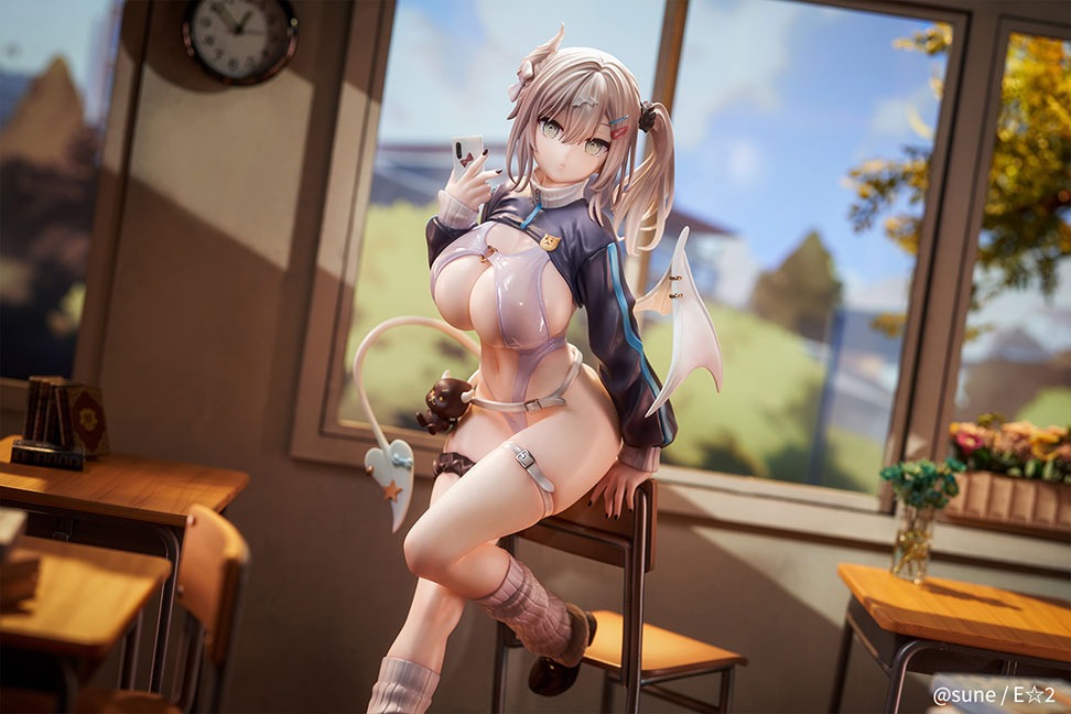 無口系ギャルサキュバス 篠宮ユキ Illustrated by sune