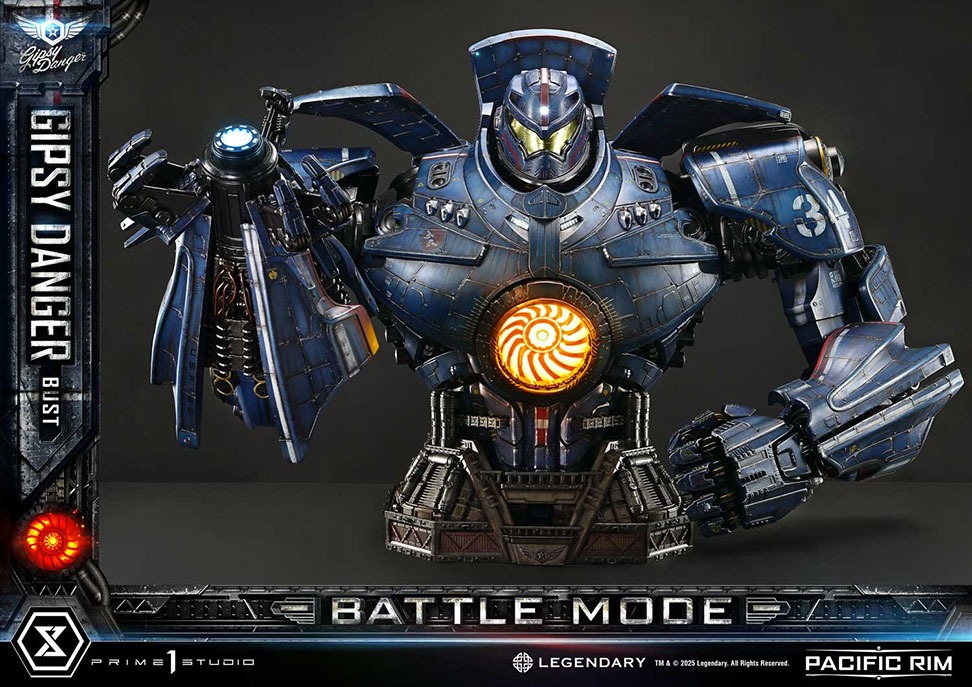 ライフサイズバスト パシフィック・リム ジプシー・デンジャー バトルモード