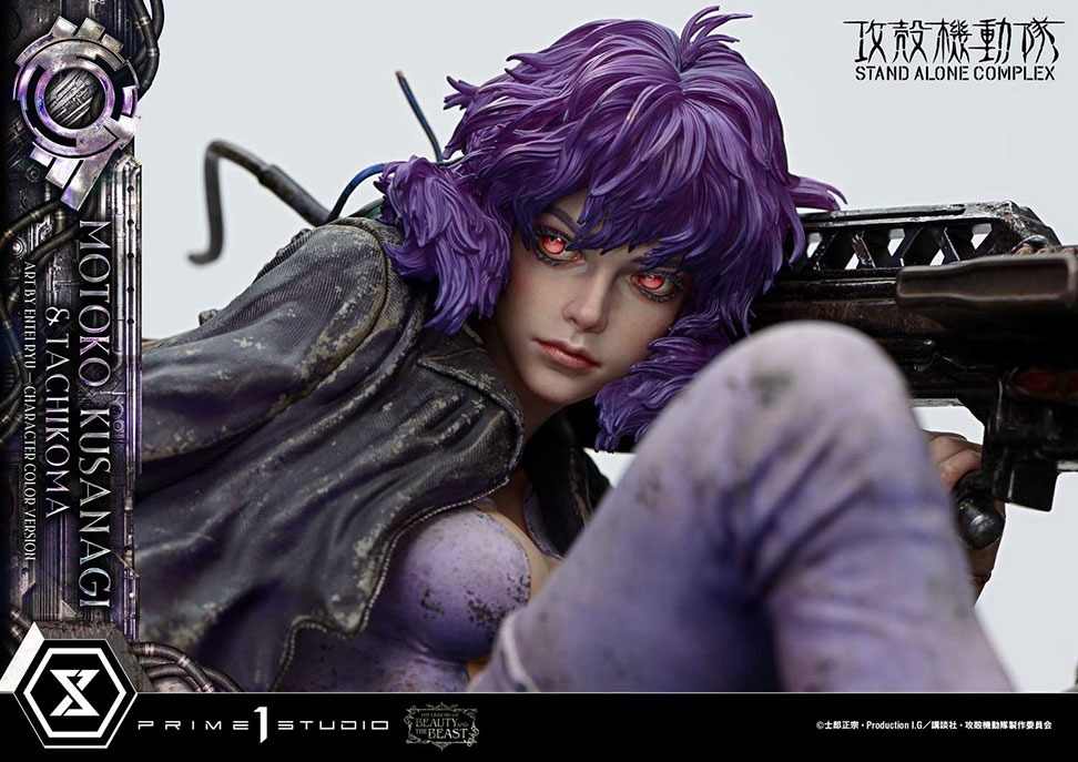 ザ・レジェンド・オブ・ビューティ・アンド・ビースト 攻殻機動隊 STAND ALONE COMPLEX  草薙素子&タチコマ  Art by エンテイ・リュウ　キャラクターカラーVer