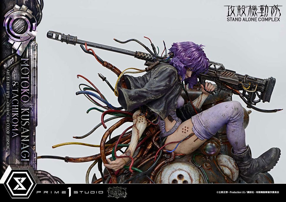 ザ・レジェンド・オブ・ビューティ・アンド・ビースト 攻殻機動隊 STAND ALONE COMPLEX  草薙素子&タチコマ  Art by エンテイ・リュウ　キャラクターカラーVer
