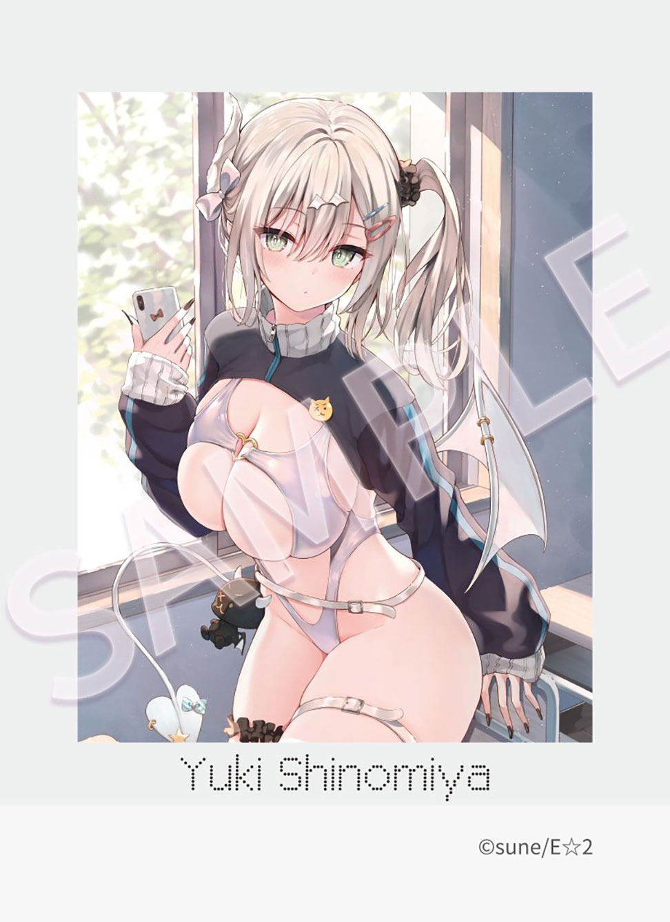 無口系ギャルサキュバス 篠宮ユキ Illustrated by sune