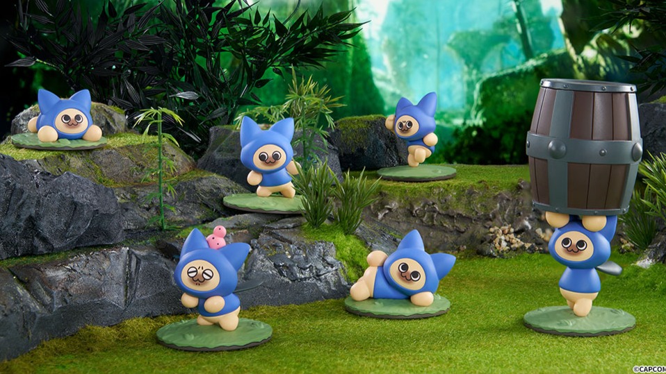 Monster Hunter Rise アイルー「ネコ」ブラインドボックスフィギュア 6個入りBOX