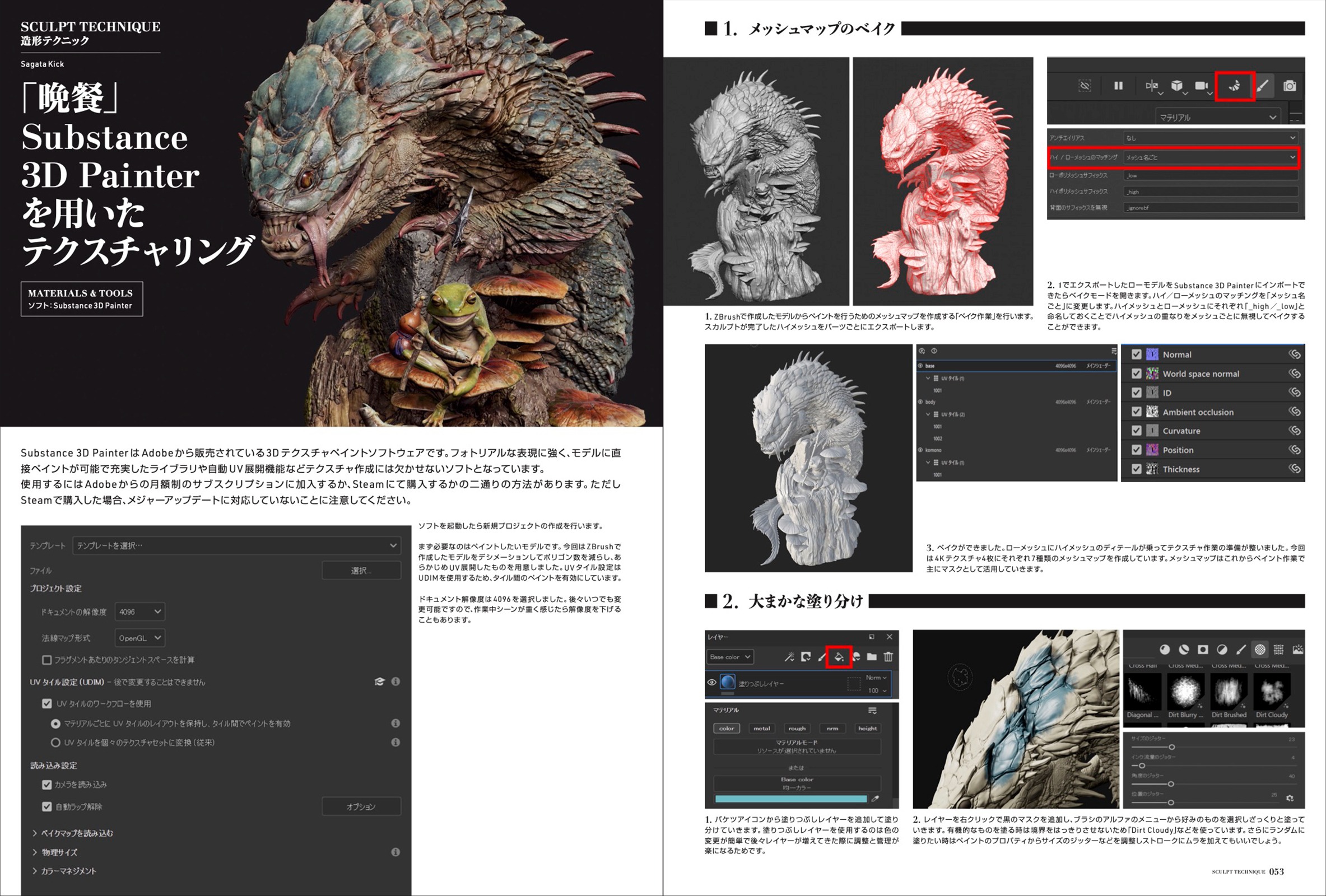 造形作品集 DRAGON(Sagata Kick先生直筆サイン付き)