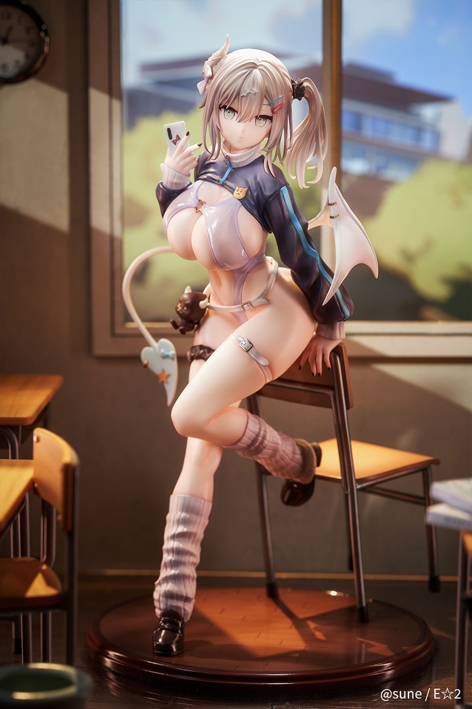 無口系ギャルサキュバス 篠宮ユキ Illustrated by sune