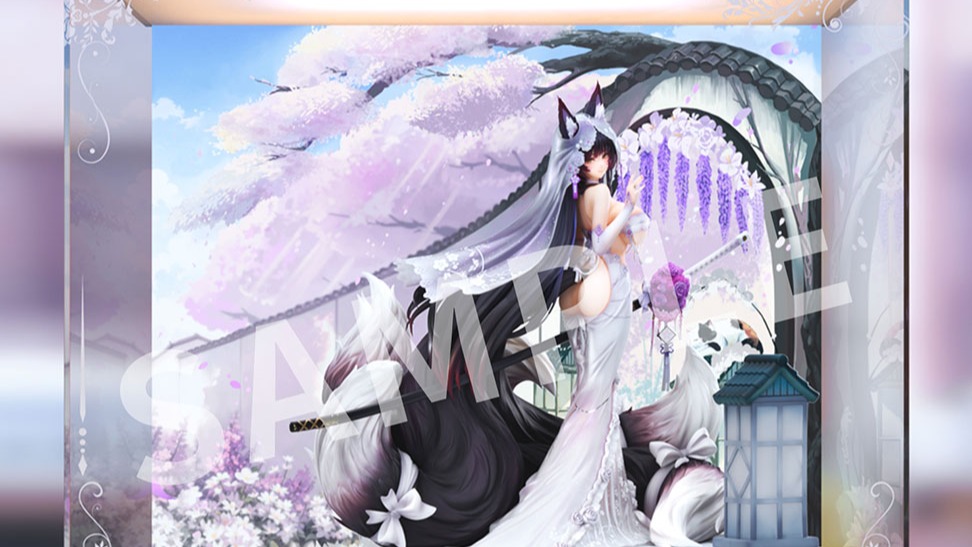 アズールレーン 武蔵 純潔清浄のウィステリアVer.  LEDアクリル展示ケース付きスペシャル版