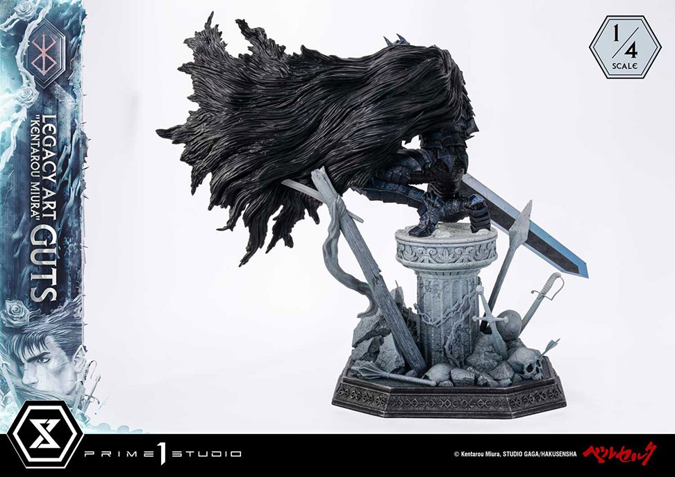 レガシーアート“三浦 建太郎” ベルセルク ガッツ 1/4 スケール