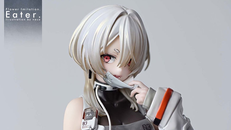 PRISMA WING Flower Imitation. Eater.  Illustration by neco 1/7 スケール 完成品フィギュア