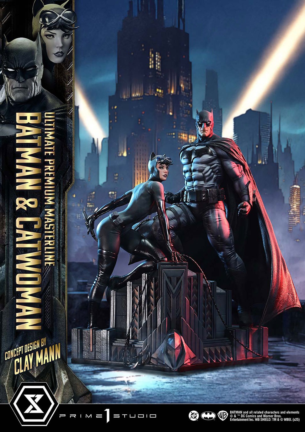 アルティメットプレミアムマスターライン バットマン（コミック） バットマン & キャットウーマン (Concept Design by CLAY MANN)
