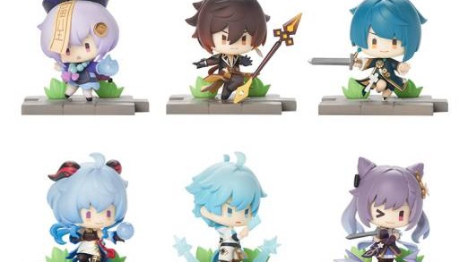 【アウトレット】原神 「戦場の英姿」 コレクションフィギュア 璃月篇 6個入りBOX(再販)